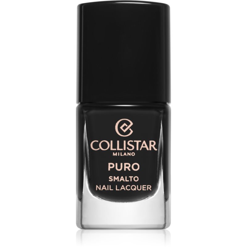 Collistar Puro Long-Lasting Nail Lacquer dlouhotrvající lak na nehty odstín 313 Nero Intenso 10 ml - parfo.cz