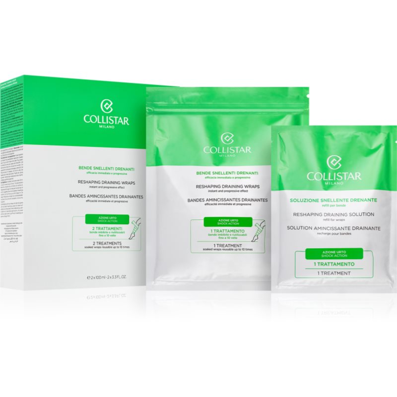 Collistar Reshaping Draining Wraps termoaktivní bandáže proti celulitidě 2x100 ml - parfo.cz