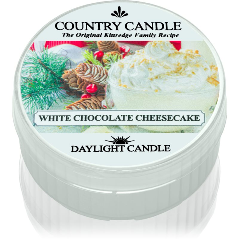 Country Candle White Chocolate Cheesecake čajová svíčka 42 g - parfo.cz