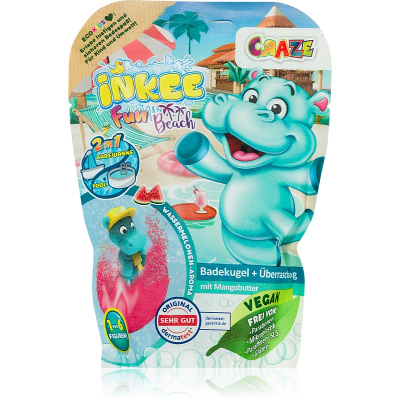 Craze INKEE Fun Beach koupelová bomba pro děti 1 ks - parfo.cz