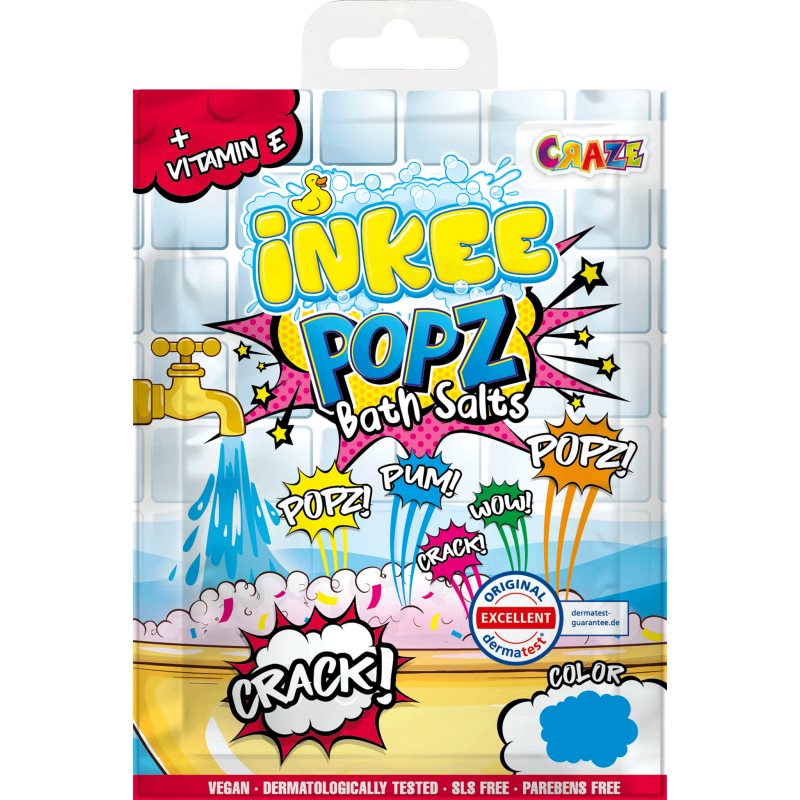 Craze INKEE Popz Bath Salts barvicí sůl do koupele 10 g - parfo.cz