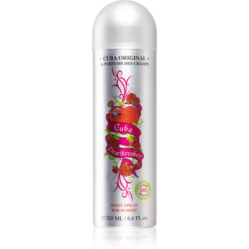 Cuba Heartbreaker deospray pro ženy 200 ml - parfo.cz