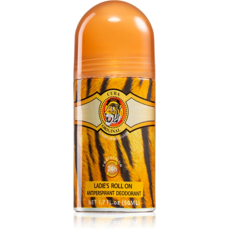 Cuba Jungle Tiger kuličkový deodorační antiperspirant pro ženy 50 ml - parfo.cz