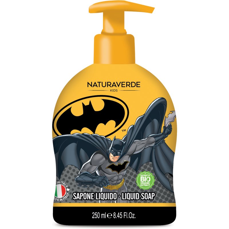 DC Comics Batman Liquid Soap tekuté mýdlo Blue Energy 250 ml - parfo.cz