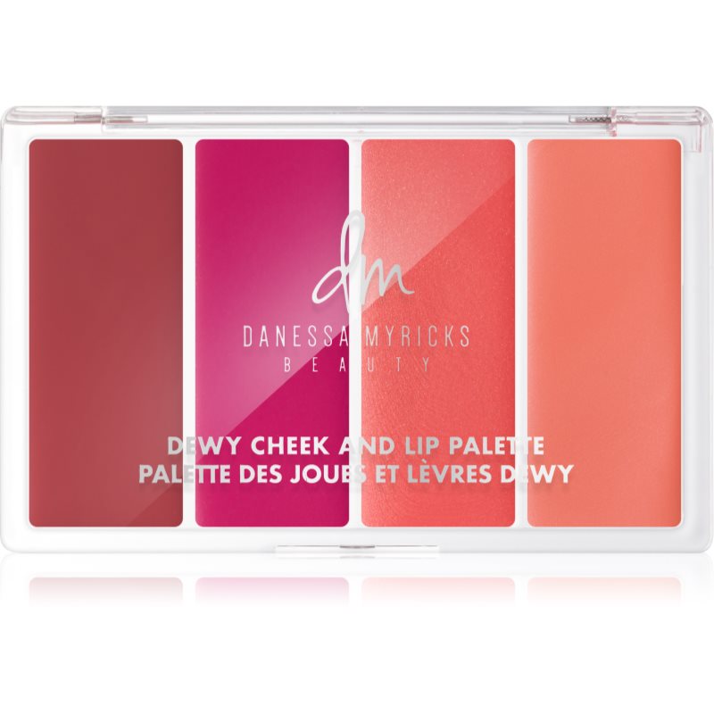 Danessa Myricks Beauty Dewy Cheek & Lip Palette multifunkční paleta na obličej odstín Dew It Flirty 25 g - parfo.cz
