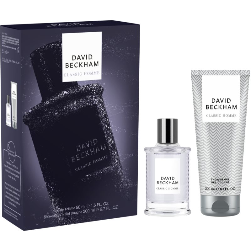 David Beckham Classic Homme dárková sada pro muže - parfo.cz