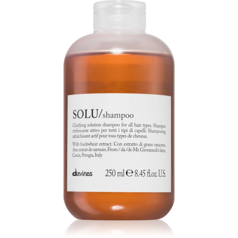 Davines Essential Haircare SOLU Shampoo hloubkově čisticí šampon s osvěžujícím účinkem 250 ml - parfo.cz
