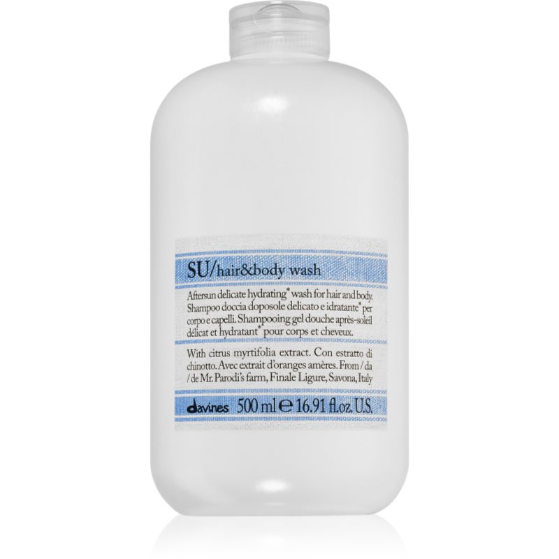 Davines SU Hair&Body Wash sprchový gel a šampon 2 v 1 500 ml - parfo.cz