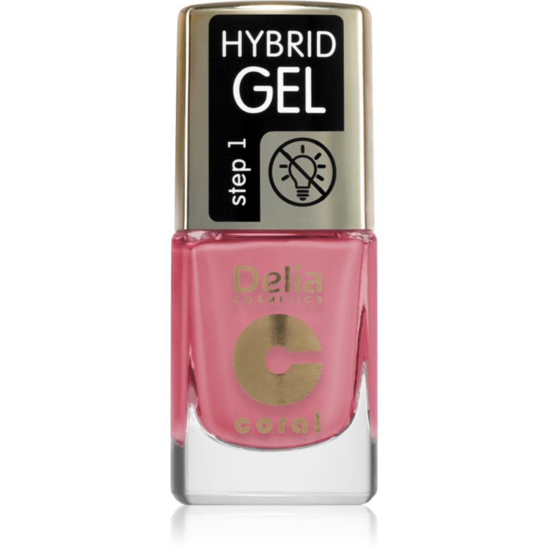 Delia Cosmetics Coral Hybrid Gel gelový lak na nehty bez užití UV/LED lampy odstín 121 11 ml - parfo.cz