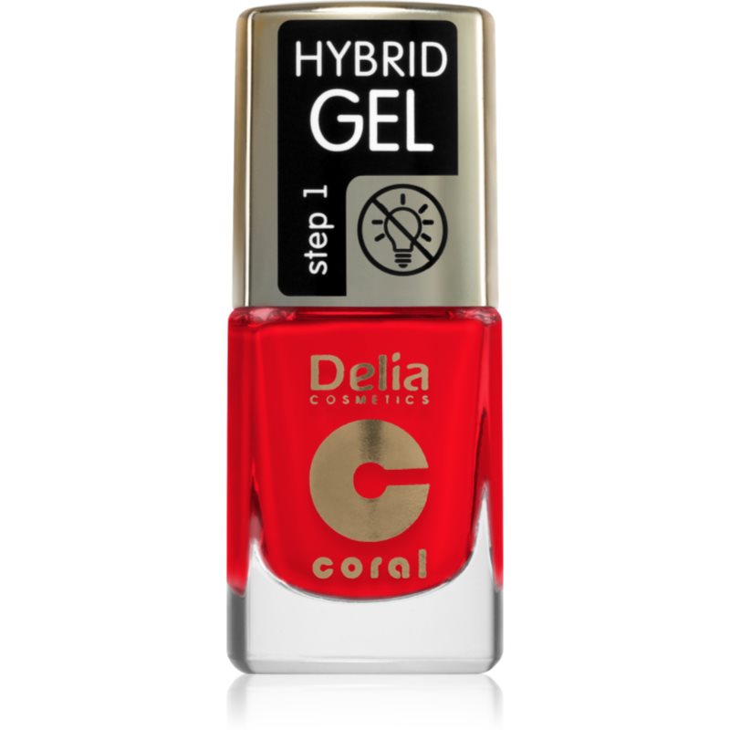 Delia Cosmetics Coral Hybrid Gel gelový lak na nehty bez užití UV/LED lampy odstín 125 11 ml - parfo.cz