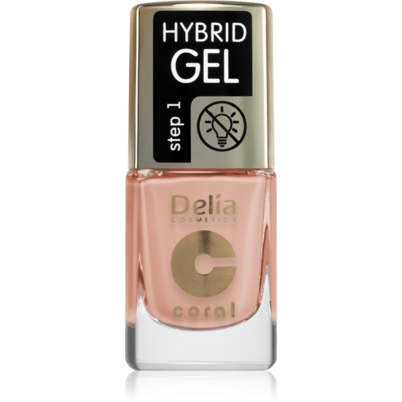 Delia Cosmetics Coral Nail Enamel Hybrid Gel gelový lak na nehty odstín 136 11 ml - parfo.cz