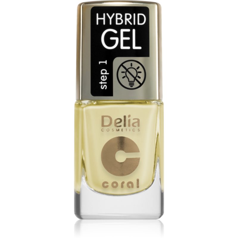 Delia Cosmetics Coral Nail Enamel Hybrid Gel gelový lak na nehty odstín 137 11 ml - parfo.cz