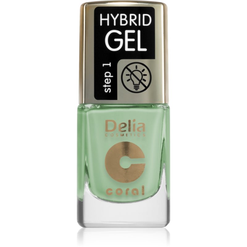 Delia Cosmetics Coral Nail Enamel Hybrid Gel gelový lak na nehty odstín 138 11 ml - parfo.cz