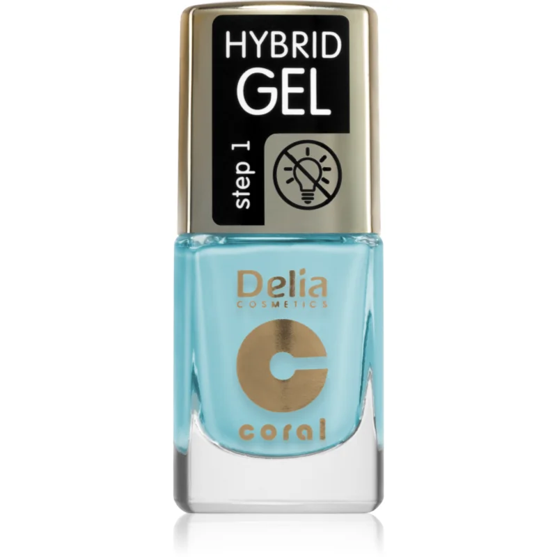 Delia Cosmetics Coral Nail Enamel Hybrid Gel gelový lak na nehty odstín 140 11 ml - parfo.cz