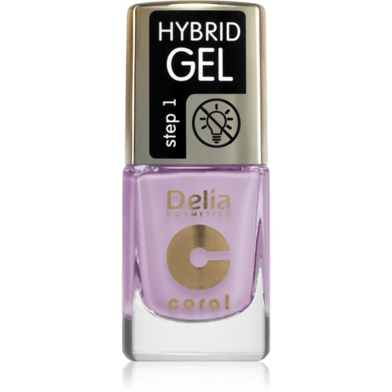 Delia Cosmetics Coral Nail Enamel Hybrid Gel gelový lak na nehty odstín 141 11 ml - parfo.cz