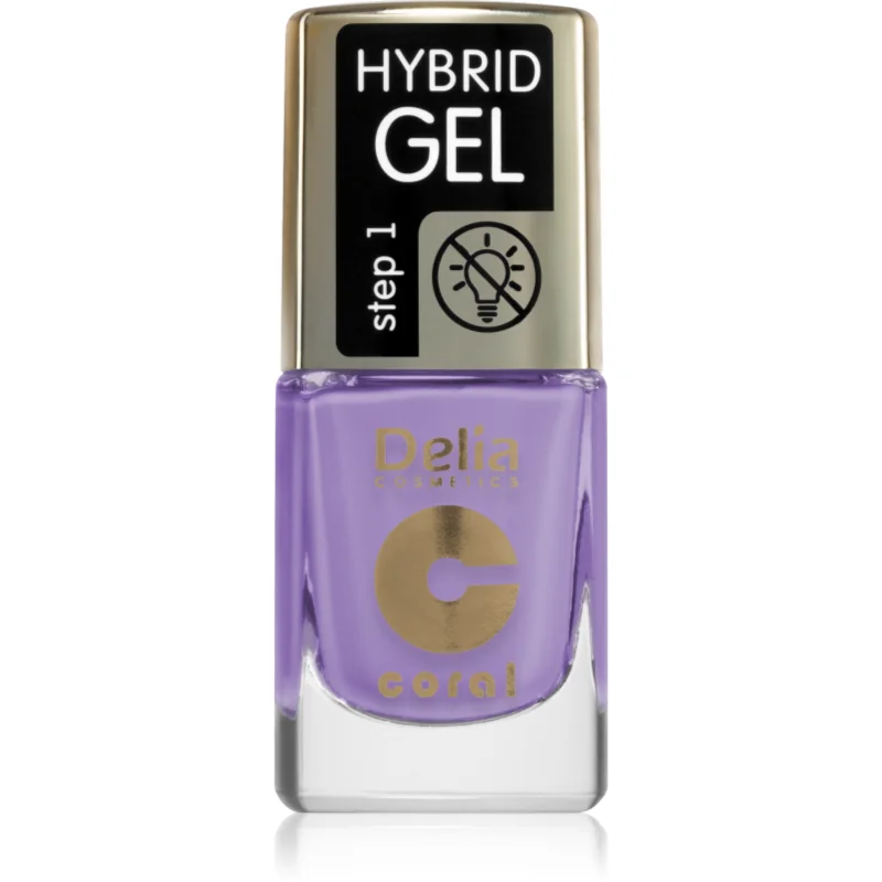 Delia Cosmetics Coral Nail Enamel Hybrid Gel gelový lak na nehty odstín 142 11 ml - parfo.cz