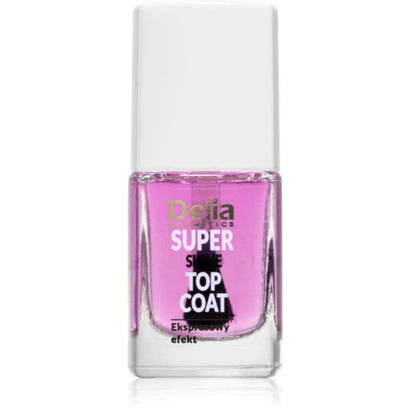 Delia Cosmetics Super Shine vrchní lak na nehty 11 ml - parfo.cz