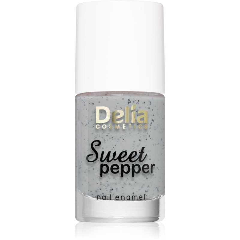 Delia Cosmetics Sweet Pepper Black Particles lak na nehty odstín 01 Cloudy 11 ml - parfo.cz
