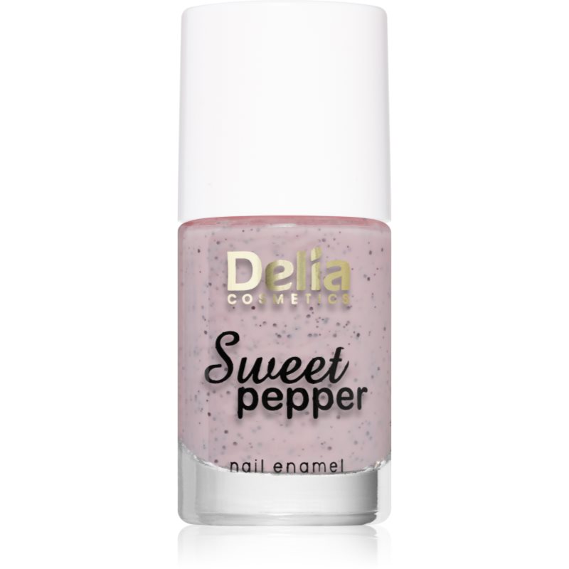 Delia Cosmetics Sweet Pepper Black Particles lak na nehty odstín 03 Capri 11 ml - parfo.cz
