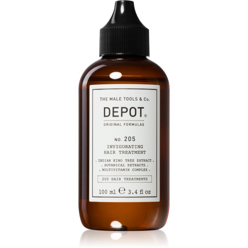 Depot No. 205 Invigorating Hair Treatment vyživující sérum proti vypadávání vlasů 100 ml - parfo.cz