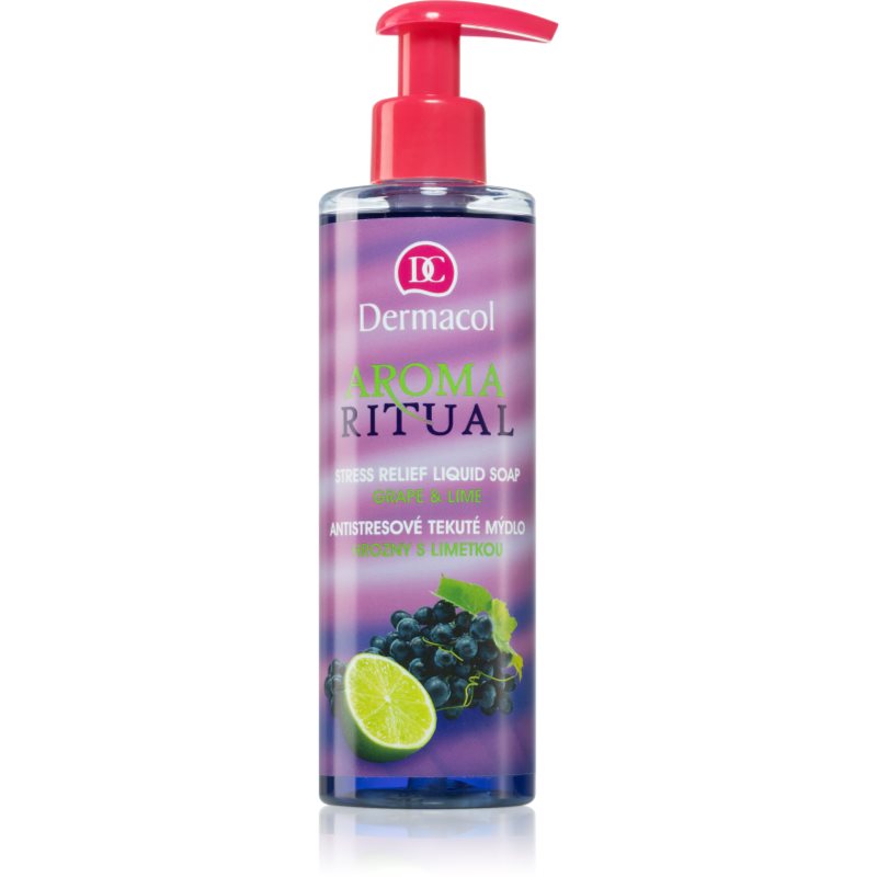 Dermacol Aroma Ritual Grape & Lime antistresové tekuté mýdlo 250 ml - parfo.cz