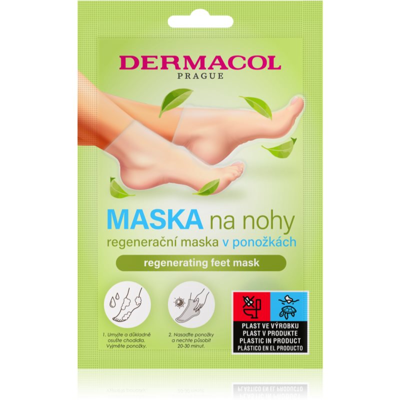 Dermacol Feet Mask hydratační ponožky s regeneračním účinkem 1 ks - parfo.cz