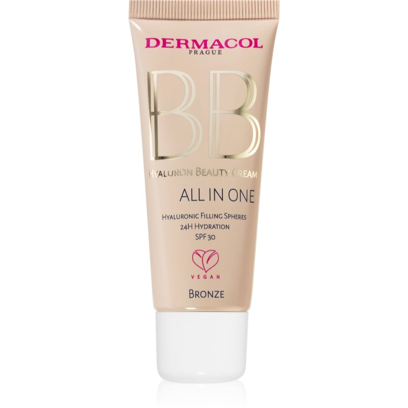 Dermacol Hyaluron Beauty Cream hydratační BB krém SPF 30 odstín No. 2 Bronze 30 ml - parfo.cz