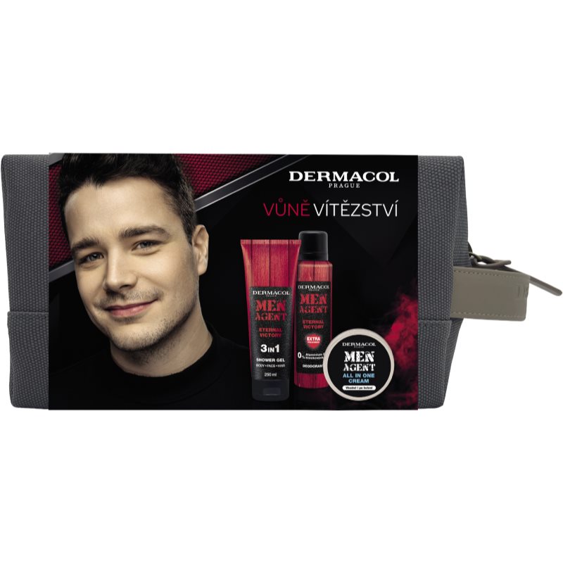 Dermacol Men Agent Eternal Victory dárková sada pro každodenní použití pro muže - parfo.cz