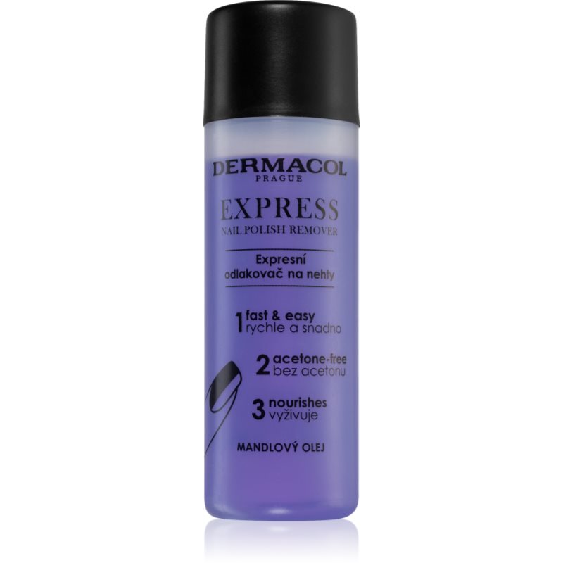 Dermacol Nail Care Express odlakovač na nehty bez acetonu 120 ml - parfo.cz