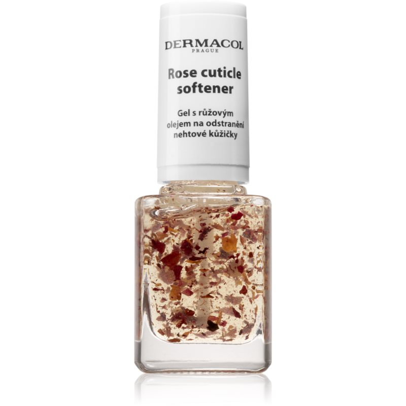 Dermacol Nail Care Rose gel na odstranění nehtové kůžičky s růžovým olejem 12 ml - parfo.cz