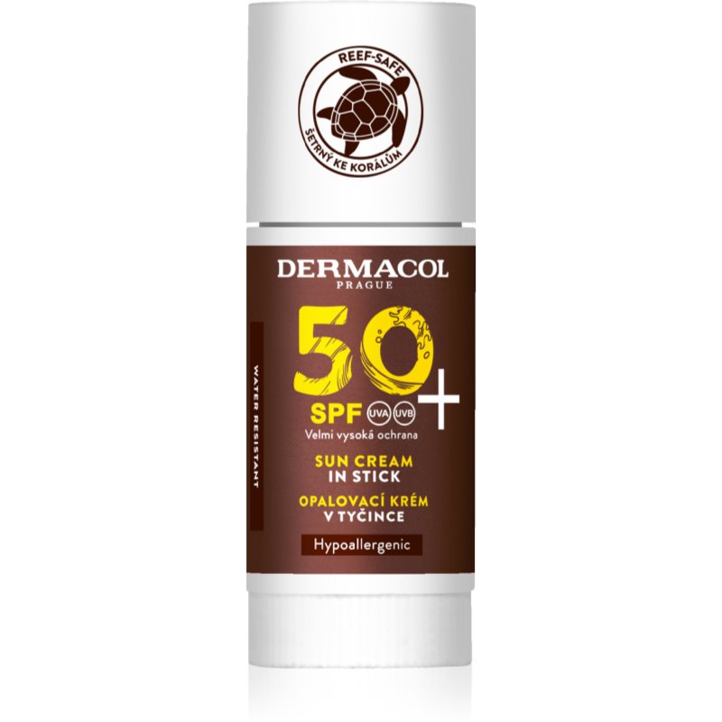 Dermacol Sun Water Resistant opalovací krém v tyčince SPF 50+ 24 g - parfo.cz
