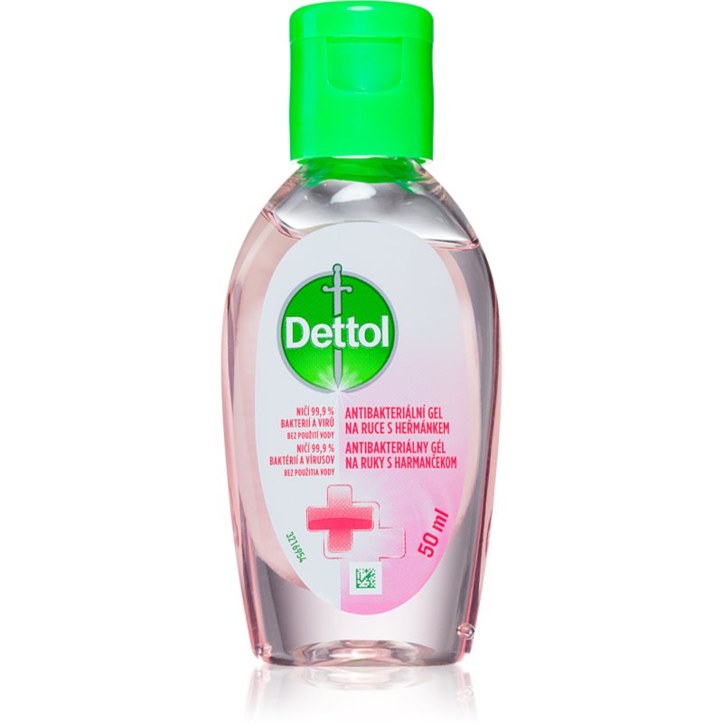 Dettol Antibacterial Hand Gel antibakteriální gel s heřmánkem 50 ml - parfo.cz