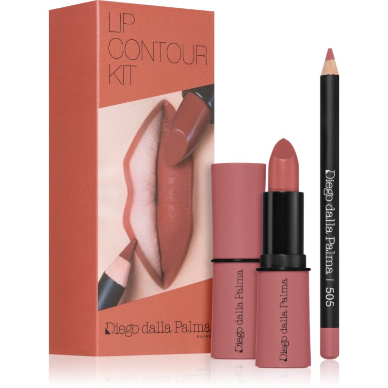 Diego dalla Palma Lip Contour Kit sada na rty odstín 505 CORAL PINK 5