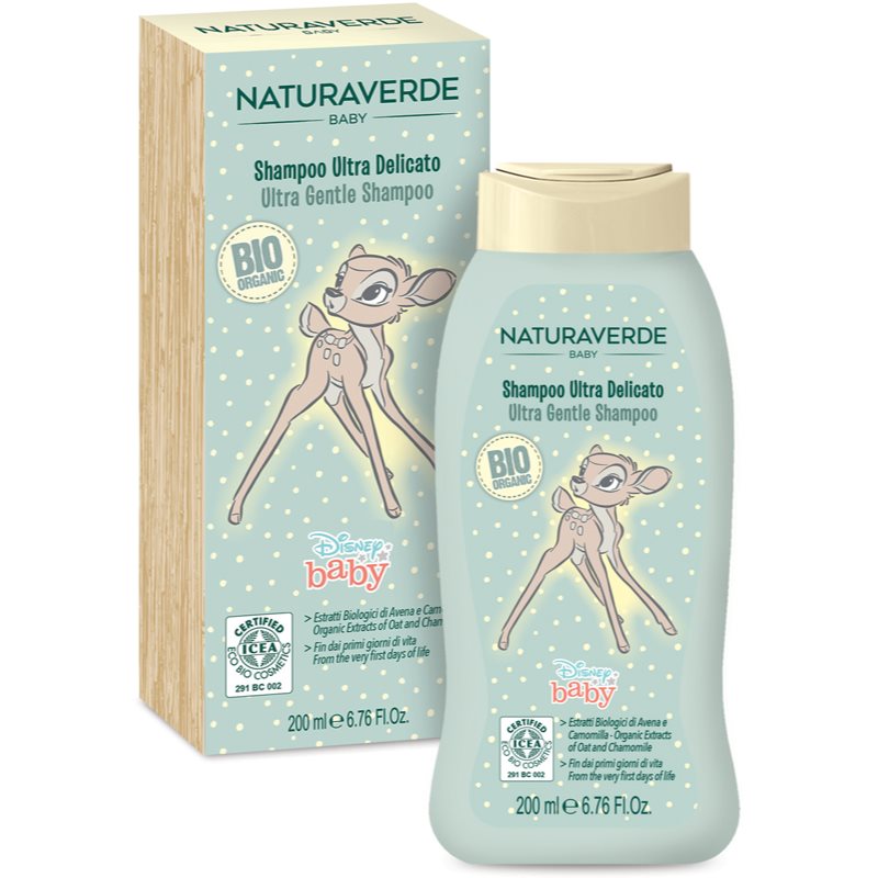 Disney Naturaverde Baby Ultra Gentle Shampoo jemný šampon pro děti od narození 200 ml - parfo.cz