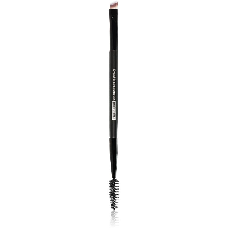 Diva & Nice Cosmetics Accessories Duo štětec na obočí oboustranný 1 ks - parfo.cz