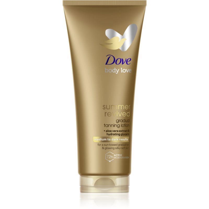 Dove DermaSpa Summer Revived samoopalovací tělové mléko odstín Medium to Dark 200 ml - parfo.cz