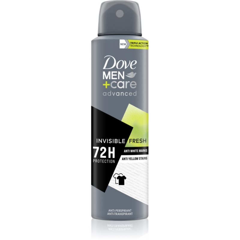 Dove Men+Care Antiperspirant antiperspirant ve spreji 72h Invisible Fresh 150 ml - parfo.cz