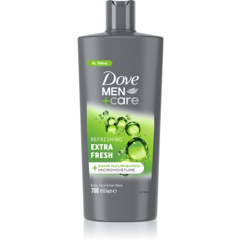 Dove Men+Care Extra Fresh osvěžující sprchový gel na tvář