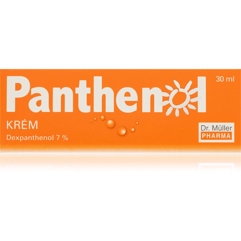 Dr. Müller Panthenol krém 7% hydratační a zklidňující krém po opalování 30 ml - parfo.cz