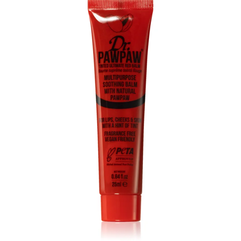 Dr. Pawpaw Ultimate Red tónovací balzám na rty a tváře 25 ml - parfo.cz