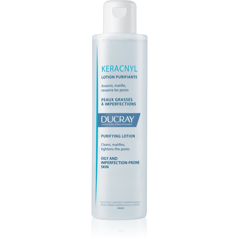Ducray Keracnyl čisticí voda pro mastnou a problematickou pleť 200 ml - parfo.cz