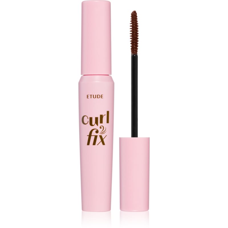 ETUDE Curl Fix Mascara voděodolná řasenka pro objem a natočení řas odstín 02 Brown 8 g - parfo.cz