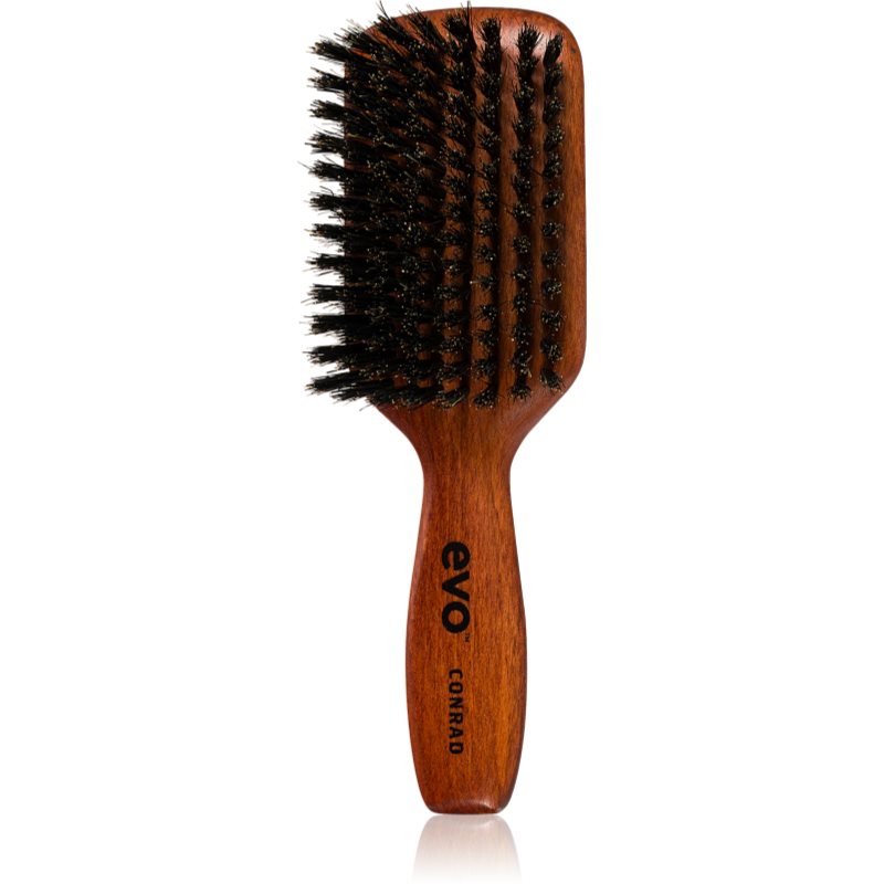 EVO Conrad Natural Bristle Dressing Brush plochý kartáč s kančími štětinami 1 ks - parfo.cz