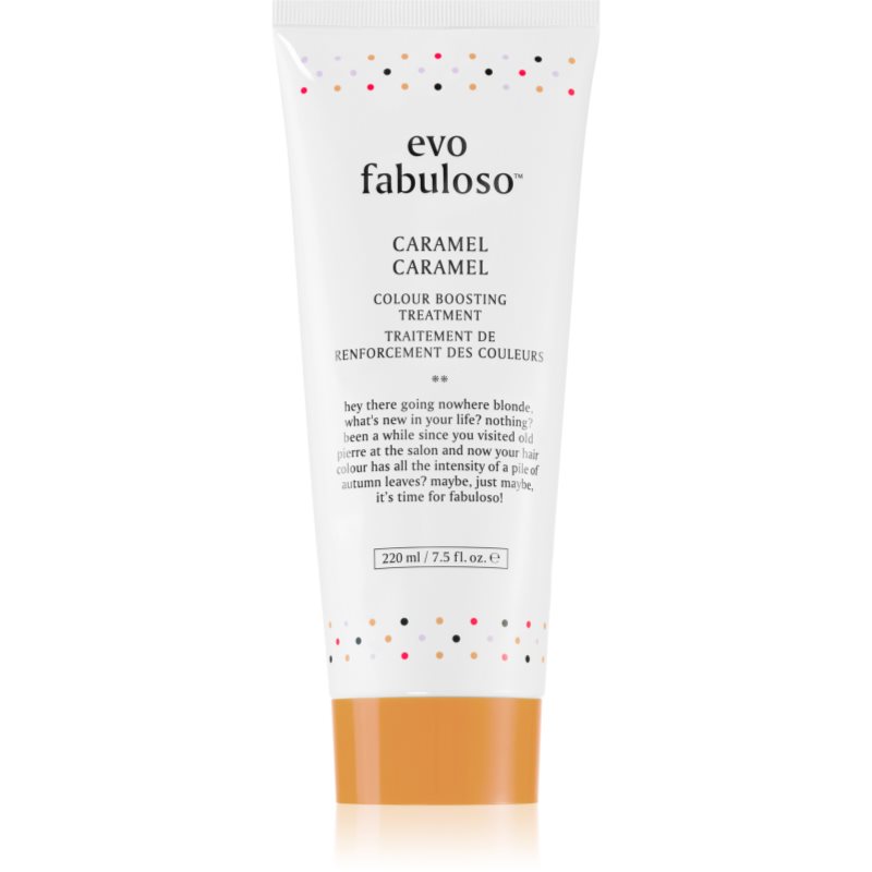 EVO Fabuloso Colour Boosting Treatment kondicionér pro zvýraznění barvy vlasů odstín Caramel 220 ml - parfo.cz