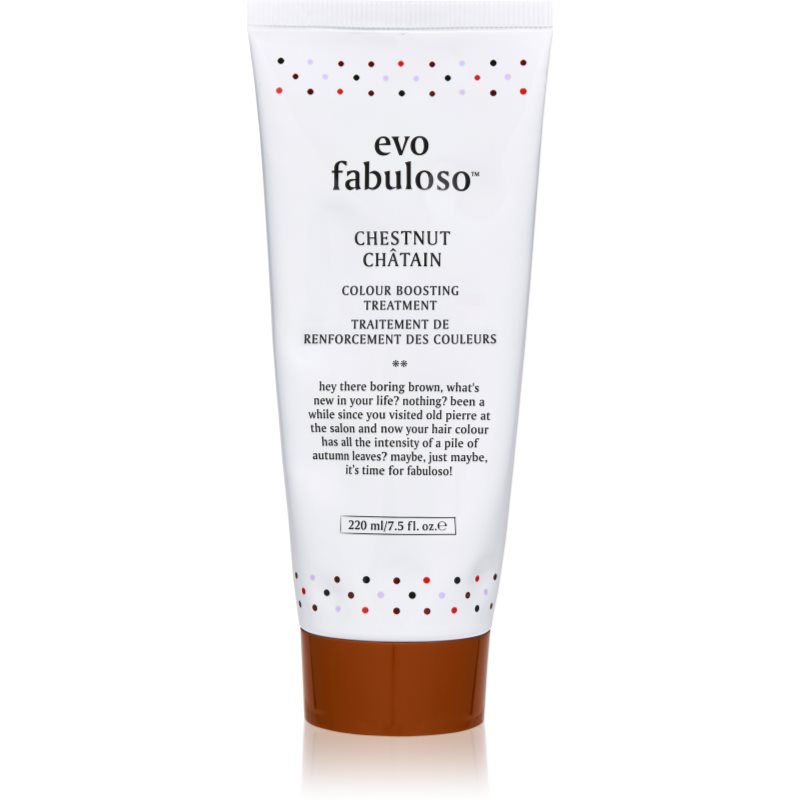 EVO Fabuloso Colour Boosting Treatment kondicionér pro zvýraznění barvy vlasů odstín Chestnut 220 ml - parfo.cz
