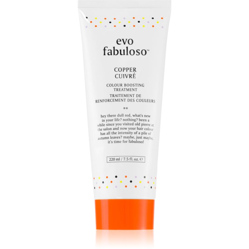 EVO Fabuloso Colour Boosting Treatment kondicionér pro zvýraznění barvy vlasů odstín Copper 220 ml - parfo.cz