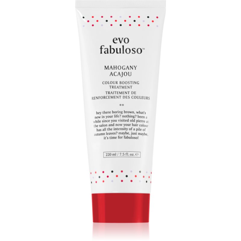 EVO Fabuloso Colour Boosting Treatment kondicionér pro zvýraznění barvy vlasů odstín Mahogany 220 ml - parfo.cz