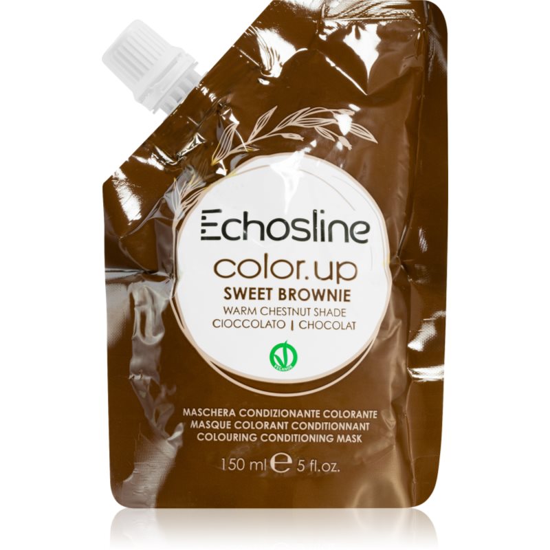 Echosline Color Up barvicí maska s vyživujícím účinkem odstín Sweet Brownie 150 ml - parfo.cz