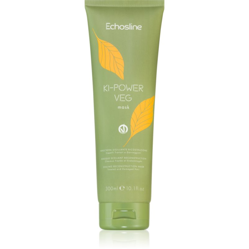 Echosline Ki-Power Veg Mask regenerační maska pro poškozené vlasy 300 ml - parfo.cz