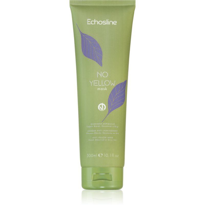 Echosline No Yellow Mask maska na vlasy neutralizující žluté tóny 300 ml - parfo.cz
